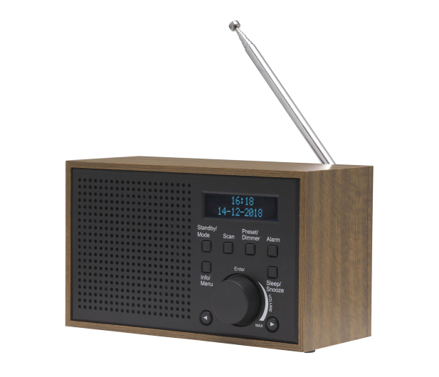 Denver Kompaktowe radio DAB+/FM Denver DAB-46 szare - 1535046 - zdjęcie